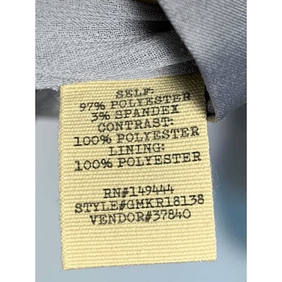 GImmicks By BKE Women's Balloon Sleeve Shirred Polka Dot Blouse Gray Small - Picture 7 of 12